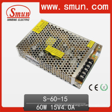 60W Single Output Switching Power Supply 15V 4A